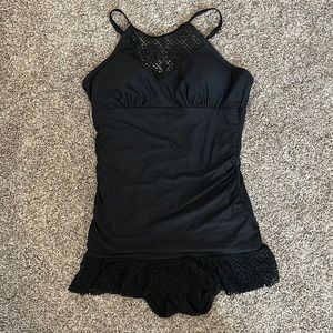 Target swim suit size Medium black